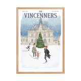 AFFICHE ENCADRÉE - LA PATINOIRE